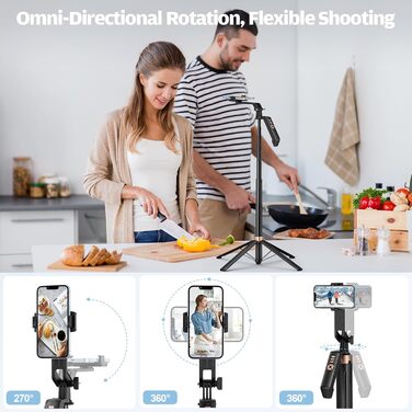 Avaspot штатив-селфістик 180,3 см з LED-підсвічуванням та пультом ДУ – для iPhone, Android, GoPro, камер