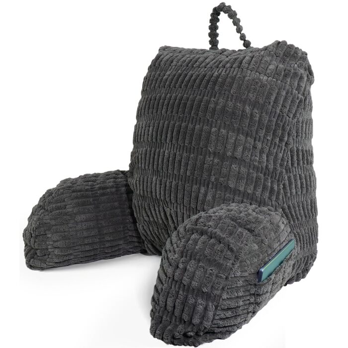 Підлогове крісло-мішок з підтримкою спини для читання, відпочинку та перегляду телевізора, підходить для дорослих