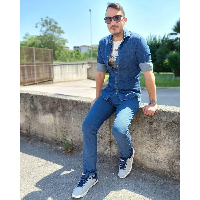 ARRIGO BELLO Кросівки чоловічі білі/срібні, спортивні, для ходьби та бігу, розміри 41-46, EU 42