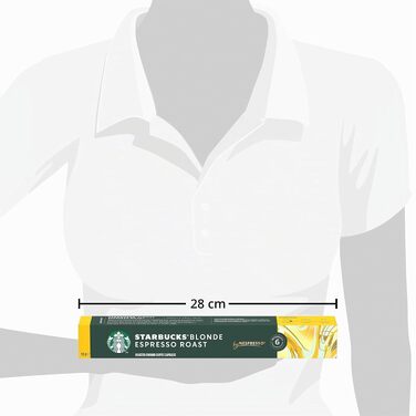Кавові капсули Starbucks Blonde Espresso Roast для Nespresso, набір 10х10 (100 капсул)