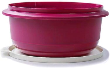 Tupperware Mixing Bowl 3.5 L dark pink white 38000