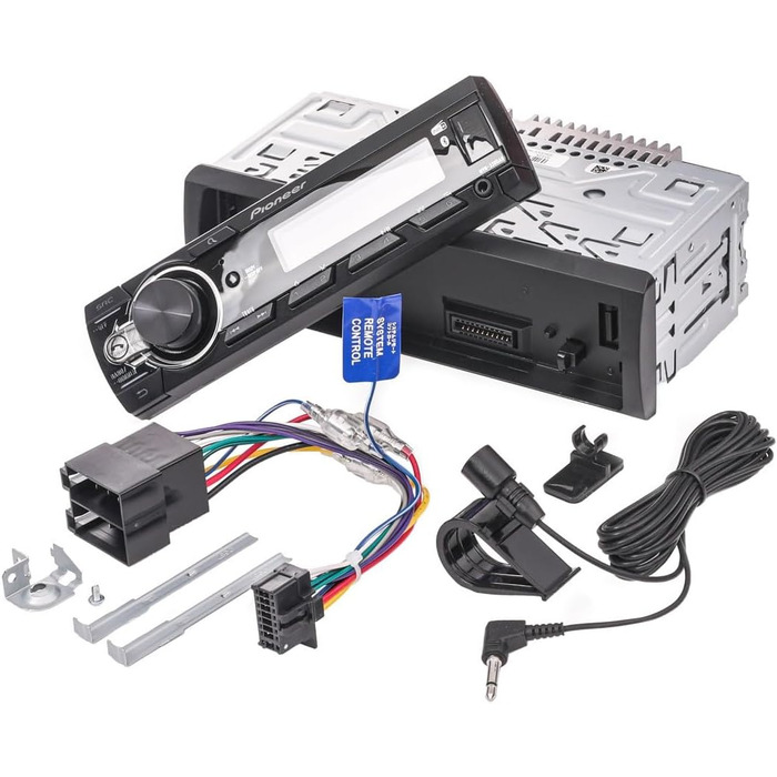 Автомагнітола Pioneer MVH-330DAB 1DIN з RDS, DAB+, USB, AUX, Bluetooth, компактна