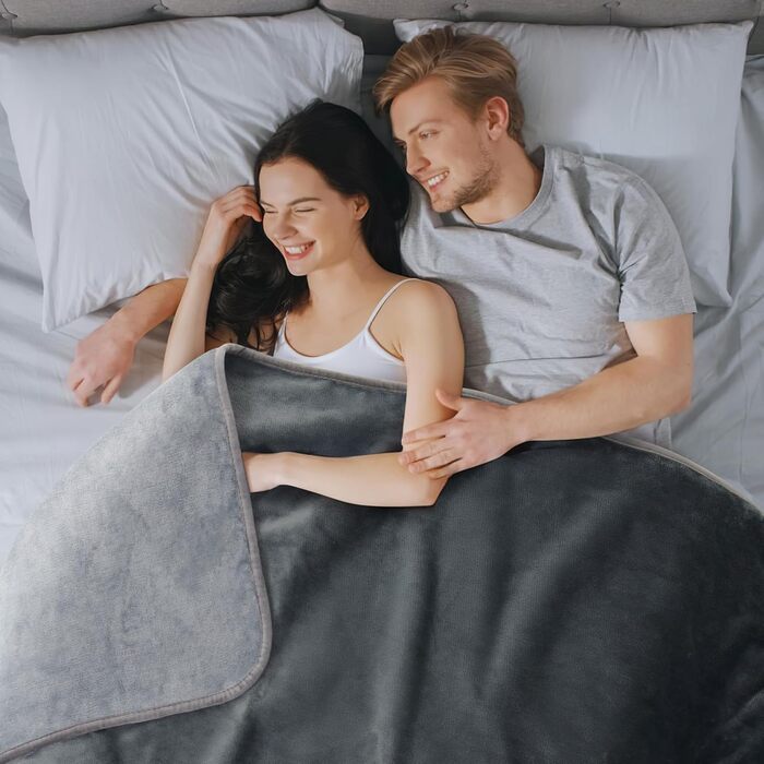 Водонепроникний плед Pick for Life: двосторонній фланцевий плед для собак, подорожей, дому, авто. 102x152 см, сірий/сірий