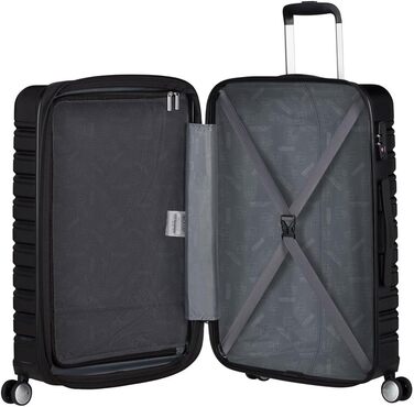 Чемодан American Tourister Flashline Spinner M, 67 см, 69/75 л, чорний