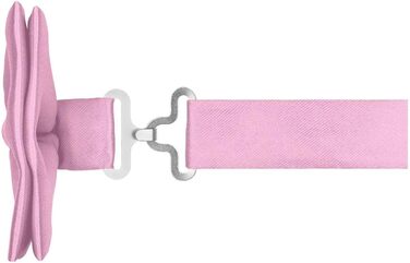 Комплект підтяжок та краватки-метелика з нагрудною хусткою для смокінга, рожевий – 3 шт.