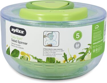Сушарка для салату Zyliss Easy Spin, мала, зелена