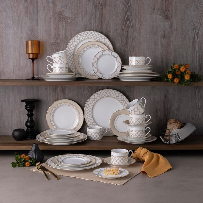 Посуд Noritake Eternal Palace Gold на 8 осіб, 40 предметів - золотий сервіз