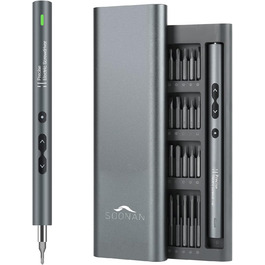 Набір прецизійних викруток SOONAN 62 в 1 з LED-підсвічуванням та міні-дриллю для ремонту електроніки, годинників, дронів, PC, MacBoo