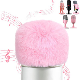 Кріплення для мікрофона Blue Yeti з поп-фільтром - Blue Yeti X, приховане кабельне підключення, кріплення-підставка Blue Yeti, для студії, подкастів, стрімінгу, YOUSHARES (вітрозахист, рожевий)