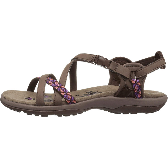 Сандалі жіночі Skechers Reggae Slim-Vacay 39 EU Chocolate з Duraleather - легкі та зручні для літа