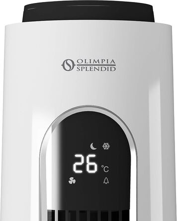 Вентилятор Olimpia Splendid Tower Peler - 3.5 л, 300 м³/год, 65 Вт, білий (2024)