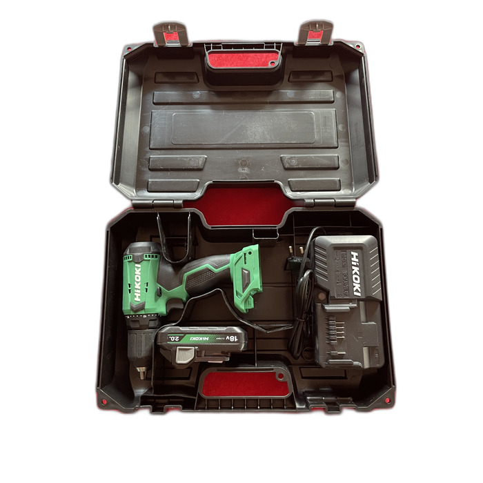 Дриль-шурупокрут Hikoki DS18DA WCZ у кейсі, 2x2,0 Аг, 18 В, 50 Нм