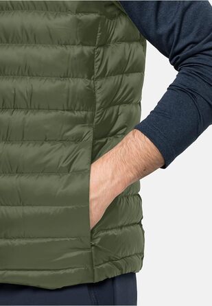 Жилет чоловічий Jack Wolfskin Pack & Go Weste, M, Greenwood