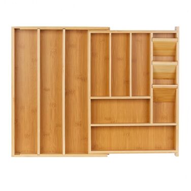 Relaxdays Extendable Cutlery Box