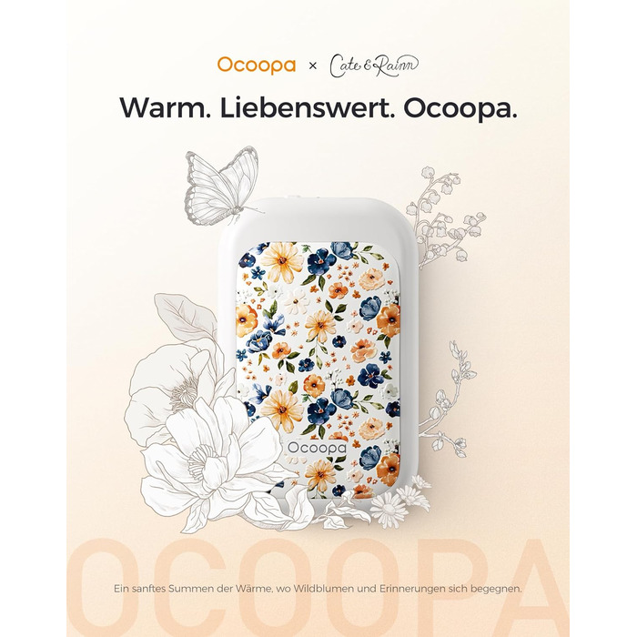 Електричні грілки для рук OCOOPA AI з магнітом, 2 шт., 5000mAh, акумуляторні, ультратонкі, для жінок, подарунок, зима