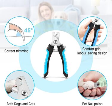 Шліфувальник кігтів для собак Czemo Profi Krallenschleifer - портативний, тихий, для собак та котів, 2 швидкості, догляд за кігтями