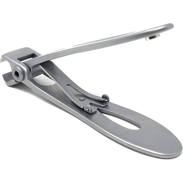 Кусачки для нігтів Kohm CP-220L прямі, 5 мм, для товстих нігтів, сріблясті