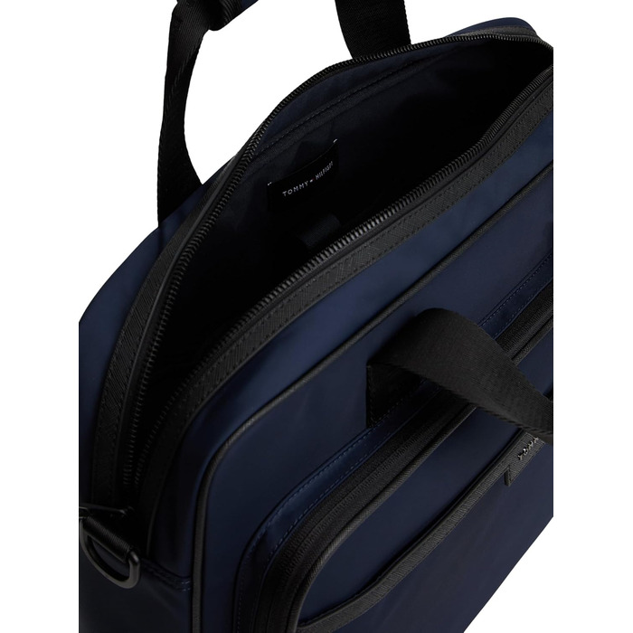 Сумка для ноутбука Tommy Hilfiger Repreve з ременем для візка, чорна (Black) - Універсальний розмір