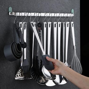 Kyraton Stainless Steel Kitchen Utensils Set, 37-Piece, Kitchen Helper Set, Kitchen Tool Set with Utensil Holder, Cooking Spoon Set Dishwasher Safe