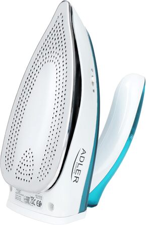 Подорожній праска Adler Europe Mini 1700W з нержавіючою підошвою, 60 мл резервуар та 1,94 м кабелем
