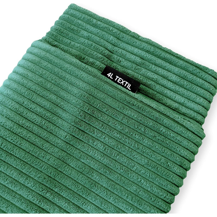 4L Textil ZOE: Лежанка для собак Cord Beige, м'яке собаче ліжко, підходить для маленьких собак, знімний чохол на блискавці, зручне та миється