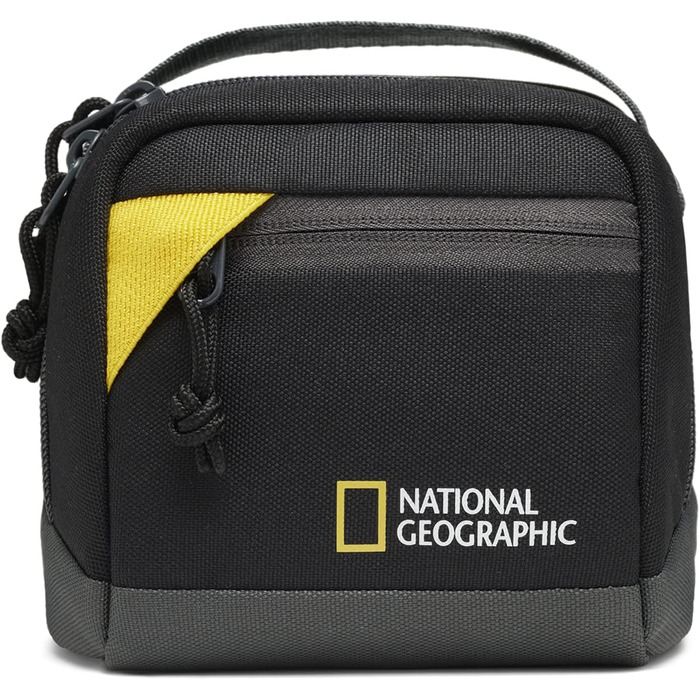 Сумка для камери National Geographic NG E1 2350: для компактних, екшн та 360 камер, з ремінком та петлею для пояса, чорна