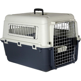 Karlie Nomad Pet Carrier - Front Loading, 68x51x47 cm - Lightweight Travel Cage for Cats & Dogs