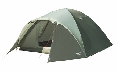 Намет High Peak Nevada 3: 3-місний двошаровий водонепроникний намет з тамбуром, москітною сіткою, вентиляцією, оливковий