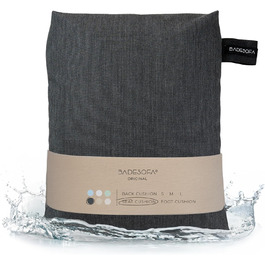 Bathtub | Revolutionary Comfort for Bathtub, Shower & Whirlpool | Washable & Quick-Drying Bath Cushion in | Wellness Bathtub Accessories Handmade in EU (Anthracite, Seat Cushion)