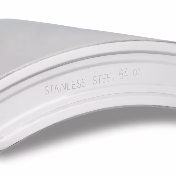 Relaxdays Stainless Steel XXL Flask, 1.8L