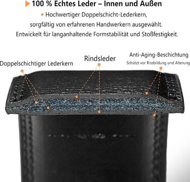 Чоловічий шкіряний ремінь LionVII з автоматичною пряжкою - 3,5 см, регульований, для відпочинку та ділових зустрічей, можна підігнати під обхват 75-125 см, чорний – Kraft