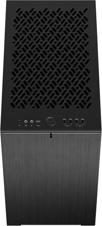 Корпус для ПК Fractal Design Define 7 Nano Black - Mini ITX, тиха система, скло, чорний