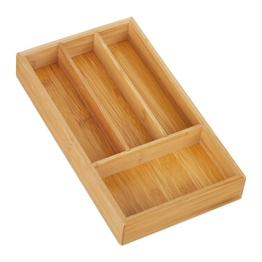 Relaxdays 4-Compartment Drawer Organizer