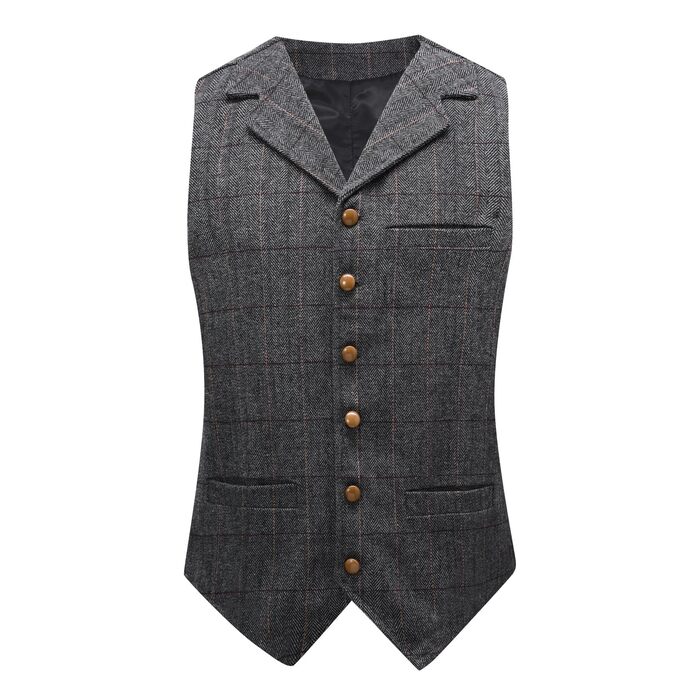 Вільна жилетка для чоловіків у стилі 