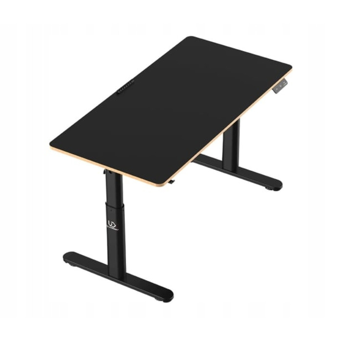 Ігровий стіл Ultradesk Pulsar 120 см, чорний, з електричним регулюванням висоти