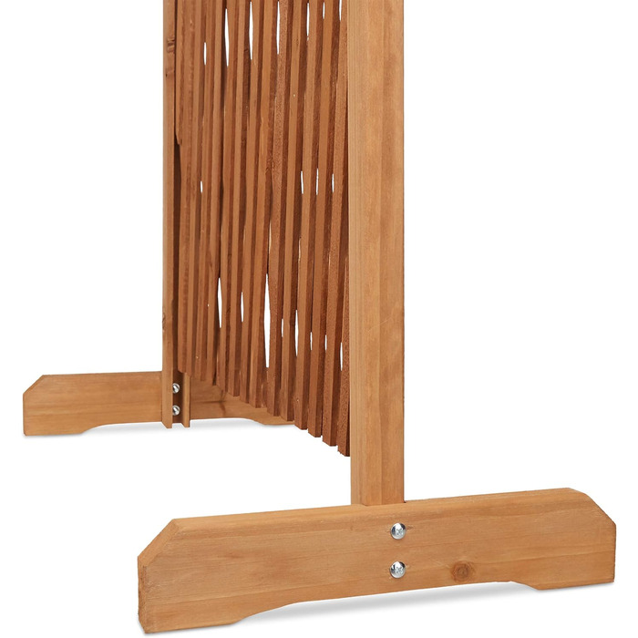 Relaxdays Trellis, extendable, freestanding, for garden, balcony, terrace, climbing aid, HxBxT: 100 x 165 x 30 cm, brown