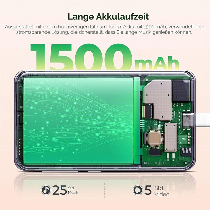 MP3-плеєр innioasis 160GB з Bluetooth та WiFi, Android MP4 плеєр з сенсорним екраном 4', підтримка Spotify, Amazon Music та Audible, фіолетовий, для дітей