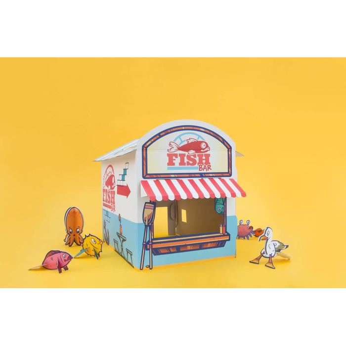 Katzenhaus Suck UK Tank з картону: іграшка, ліжко, аксесуар для котів. Оригінальний подарунок для кота, для дому та вулиці