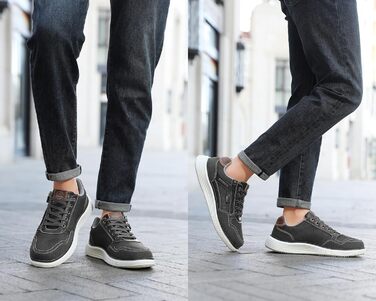 ARRIGO BELLO Чоловічі кросівки для активного відпочинку: легкі, зручні, для туризму та бігу. Розміри 41-46 (B Grey, 43 EU)