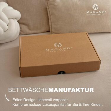 Постільна білизна для дитячого ліжечка Magano® 100x135 см, бамбук та бавовна сатин, 400 TC, гіпоалергенна, для хлопчиків та дівчаток, темно-синій комплект (100x135 см + 40x60 см)