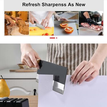 Електричний точилка для ножів 5 в 1: професійний набір для заточування ножів з прямою та зубчастою клинками, керамічних ножів