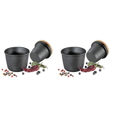 Zassenhaus M076080 Grater, Cast Iron, Black (8cm (Pack of 2))