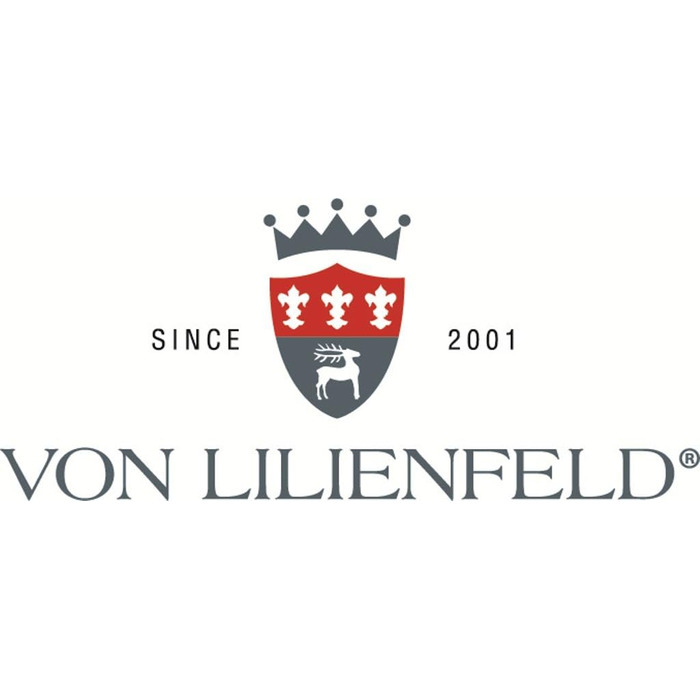 VON LILIENFELD Floral Windproof Umbrella with Automatic Open - Rose Bouquet Design