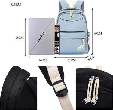 Рюкзак FANDARE для школи, подорожей, універу та повсякденного використання (синій)