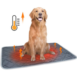 Самогріюча ковдра для котів та собак Nobleza, розмір M 60x45 см, тепла, миюча, з антиковзаючим покриттям