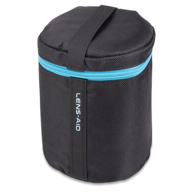 Чохол для об'єктива LENS-AID: захисна сумка з блискавкою та ремінною пряжкою