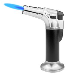 Газовий пальник для кухні, десертів та грилю, з можливістю заправки, з блокуванням, для приготування Crème Brulée