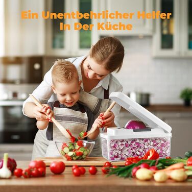 Набір для нарізки овочів 6 в 1: спіралі, кубики, слайси. Набір для нарізки овочів, фруктів та зелені