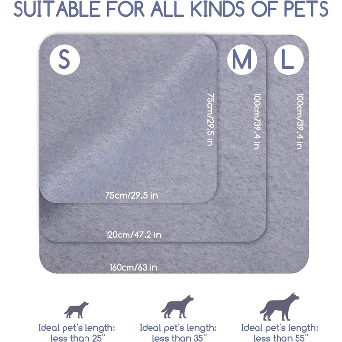 М'яка флісова ковдра для собак та котів Nobleza 120x100 см - тепла, миюча, для тварин
