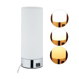 Приліжковий світильник Relaxdays з можливістю затемнення та USB